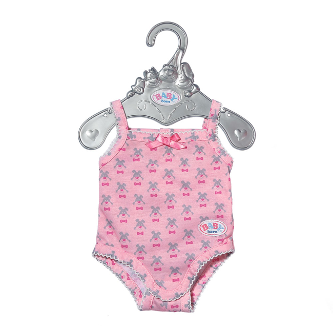 Одежда и аксессуары - Одежда для куклы Baby Born Боди розовый (827536-2)