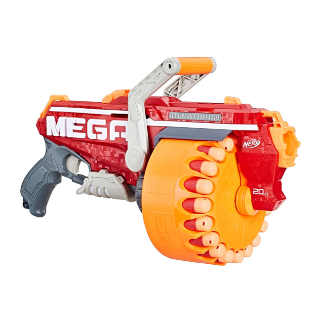 Помповое оружие - Игрушечный бластер Nerf Mega Мегалодон (E4217)
