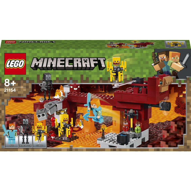 Конструктори LEGO - Конструктор LEGO Minecraft Міст іфрита (21154)