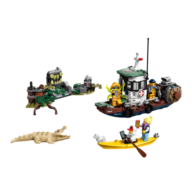 Конструкторы LEGO - Конструктор LEGO Hidden side Разбитая лодка ловцов креветок (70419)