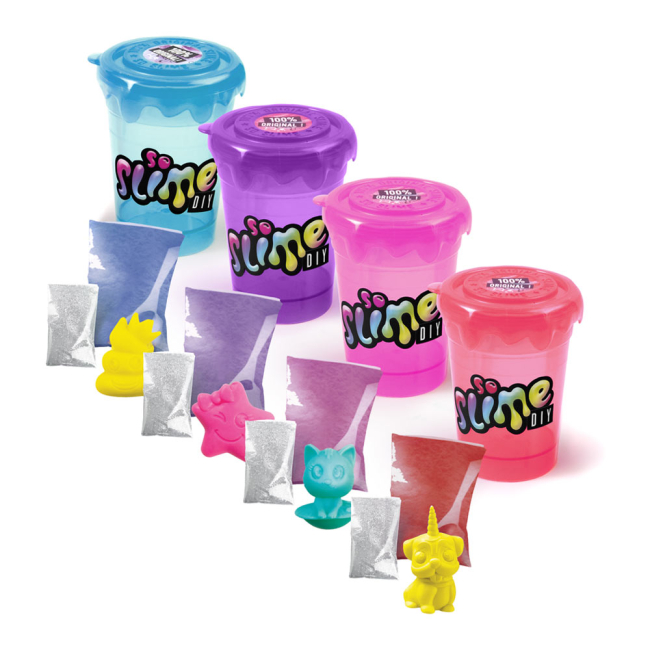 Антистресс игрушки - Набор Canal Toys Твой гламурный лизун меняющий цвет ассортимент (SSC038)