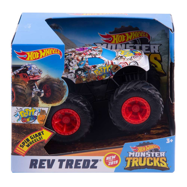 Транспорт і спецтехніка - Машинка Hot Wheels Monster trucks Позашляховик графіті 1:43 (FYJ71/GBV15)