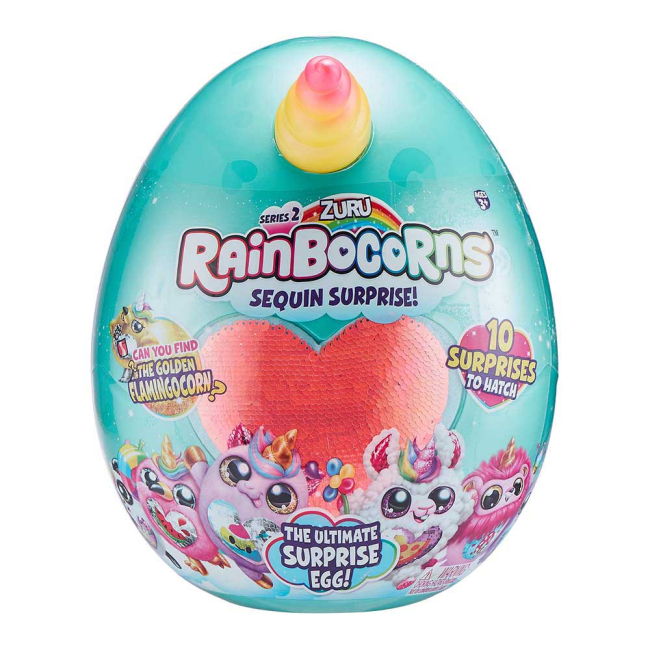 Мягкие животные - Мягкая игрушка-сюрприз Rainbocorns Реинбокорн-J (9202J)
