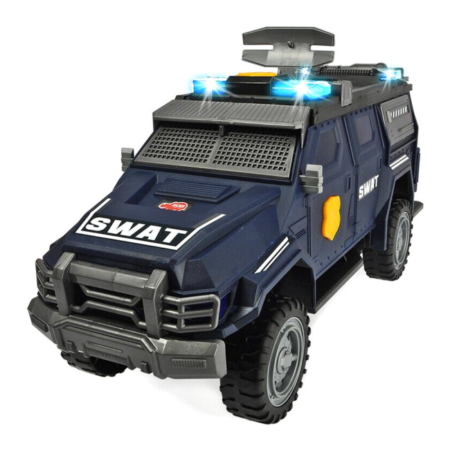 Транспорт і спецтехніка - Машинка Dickie toys Action Підрозділ особливого призначення Swat зі світлом і звуком (3308374)