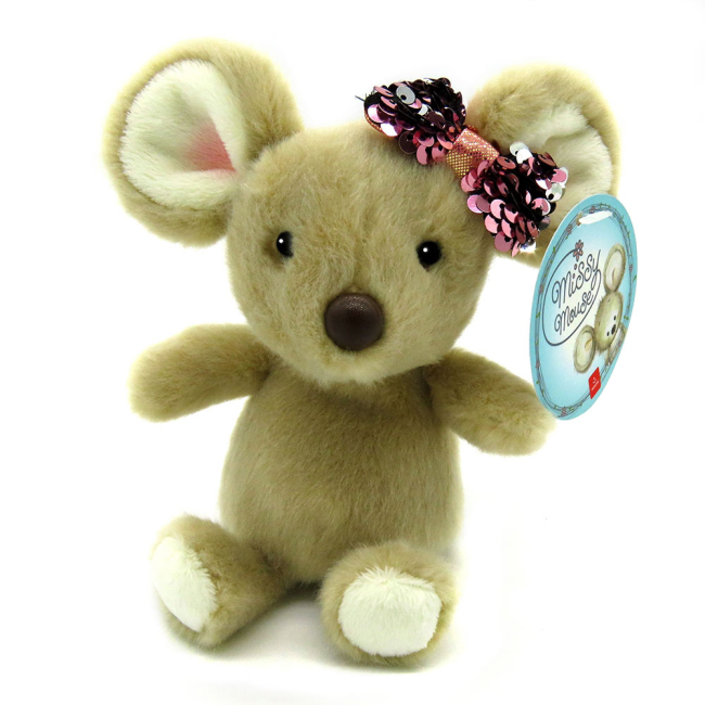 М'які тварини - М'яка іграшка Aurora Мишеня дівчинка 17 см (190063B)