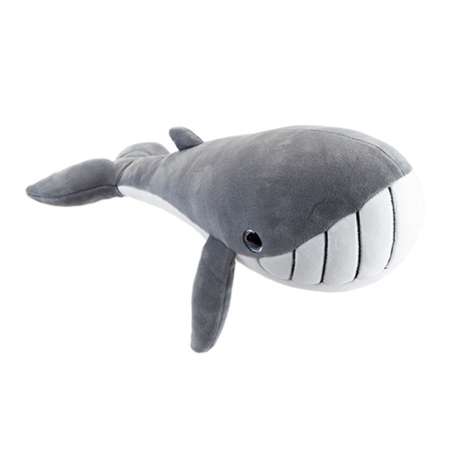 М'які тварини - М'яка іграшка PMS М'які приятелі Жителі моря сіра 38 см (6334040/6334040-1)
