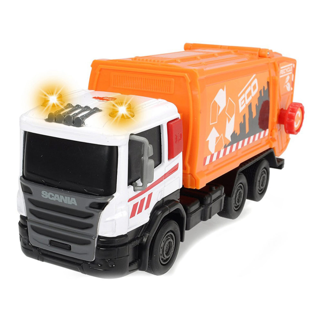 Транспорт и спецтехника - Машинка Dickie toys Городская техника Скания со звуком и светом белая (3742008/3742008-2)