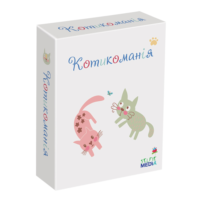 Уцененные игрушки - Уценка! Настольная игра Selfie media Котикомания на украинском (48003)