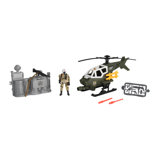 Фігурки чоловічків - Ігровий набір Chap mei Солдати Helicoptter swift attax (545008)
