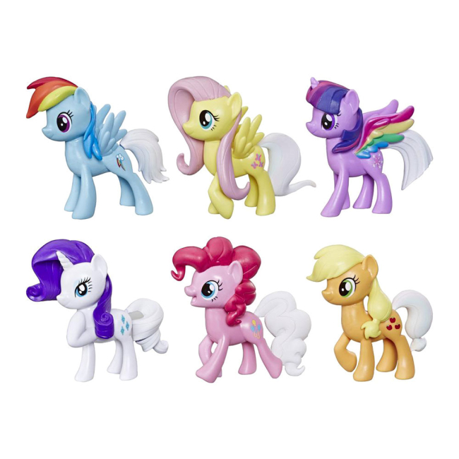 Фигурки персонажей - Игровой набор My little pony Радужные хвостики сюрприз (E5553)