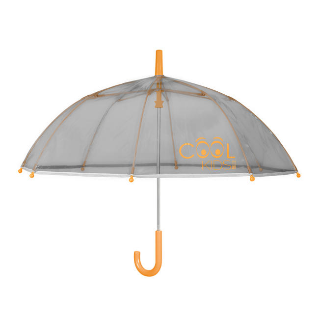 Зонты и дождевики - Зонтик Cool kids серо-оранжевый (15542)
