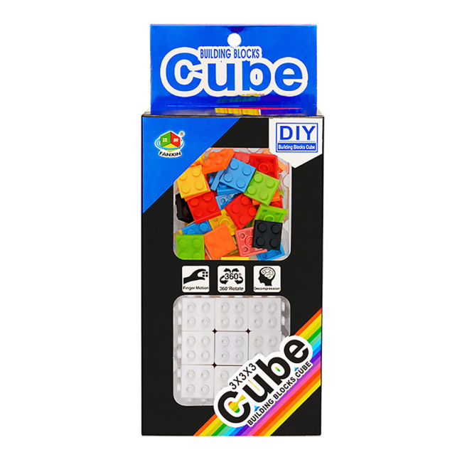 Головоломки - Іграшка Shantou jinxing Магічний кубик-конструктор 3 на 3 (FX7780)