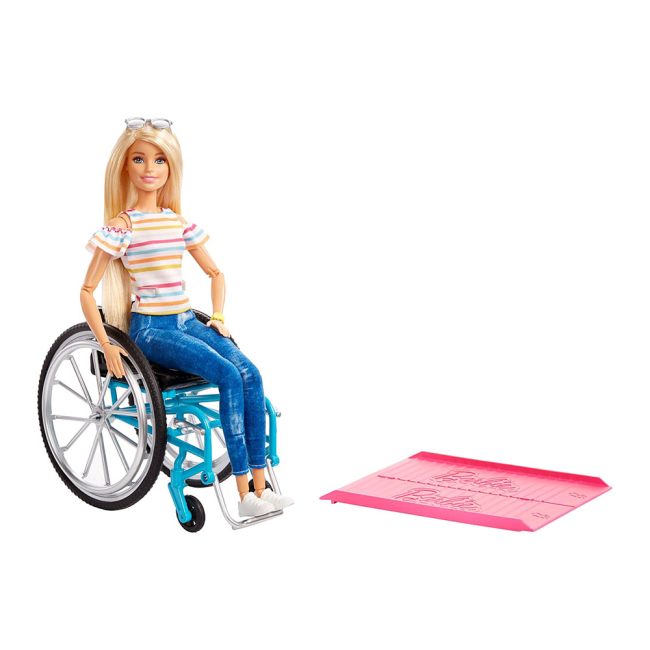 Ляльки - Набір Barbie Fashionistas Барбі у кріслі-візку (GGL22)