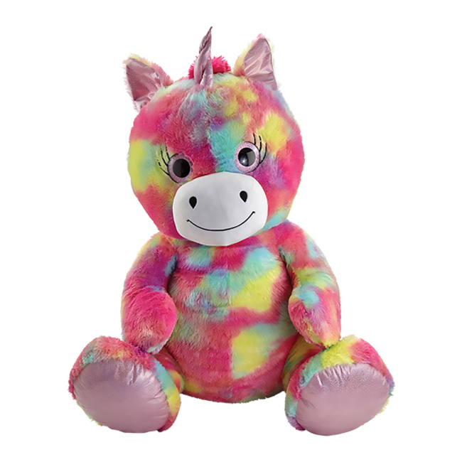 Мягкие животные - Мягкая игрушка Addo Единорог ярко-розовый 80 см (315-10133-B/1)