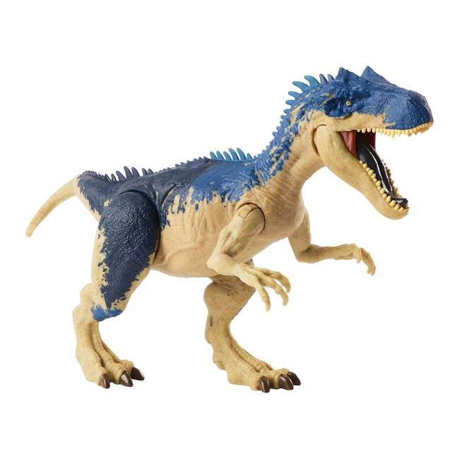 Фігурки тварин - Фігурка Jurassic World Dual attack Алозавр (GDT38/GGX96)