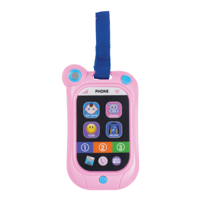 Развивающие игрушки - Интерактивная игрушка BeBeLino Смартфон розовый (58159)