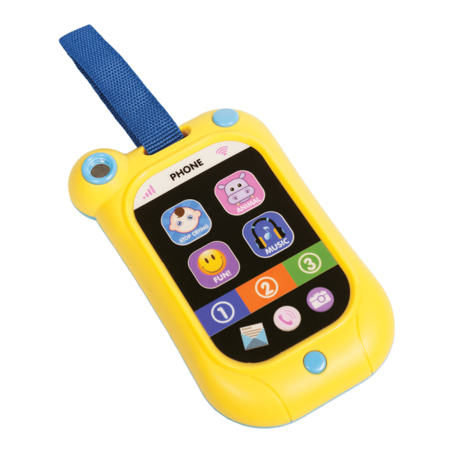 Развивающие игрушки - Интерактивная игрушка BeBeLino Смартфон желтый (58160)