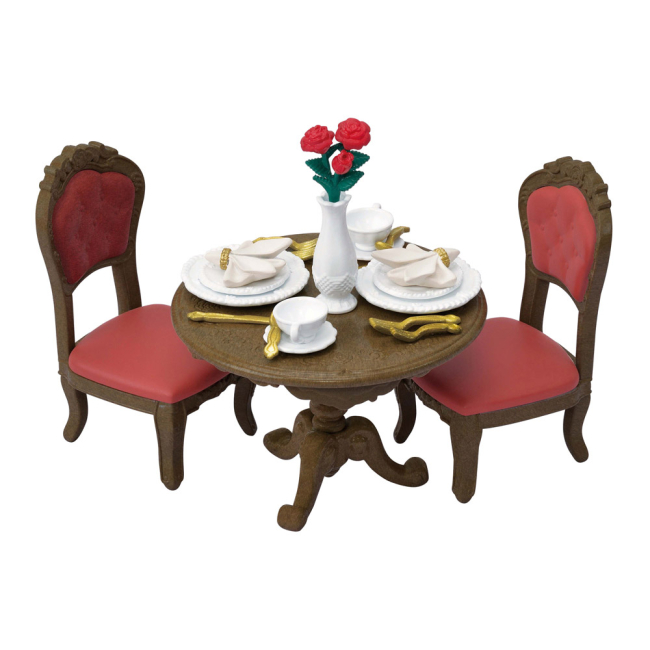Аксессуары для фигурок - Набор игрушечной мебели Sylvanian Families Утонченный обеденный стол (5368)