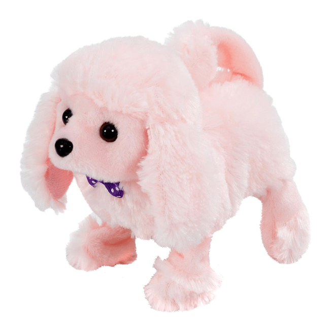 Мягкие животные - Интерактивная игрушка Addo Pitter patter pets Игривый щенок Пудель розовый (315-11131-B/2)