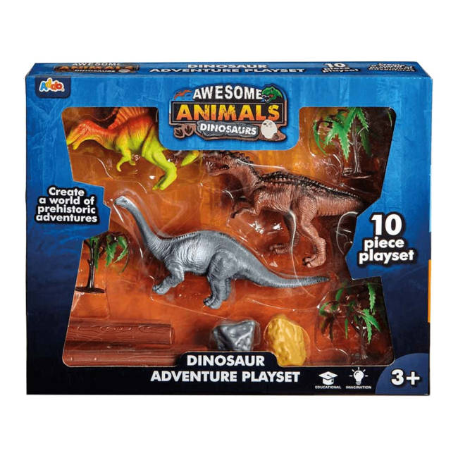 Фигурки животных - Набор фигурок Addo Awesome animals Приключения динозавров Диплодок (310-11114/2)