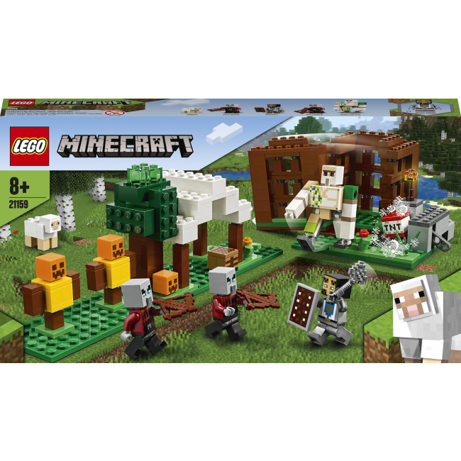 Конструкторы LEGO - Конструктор LEGO Minecraft Аванпост разбойников (21159)