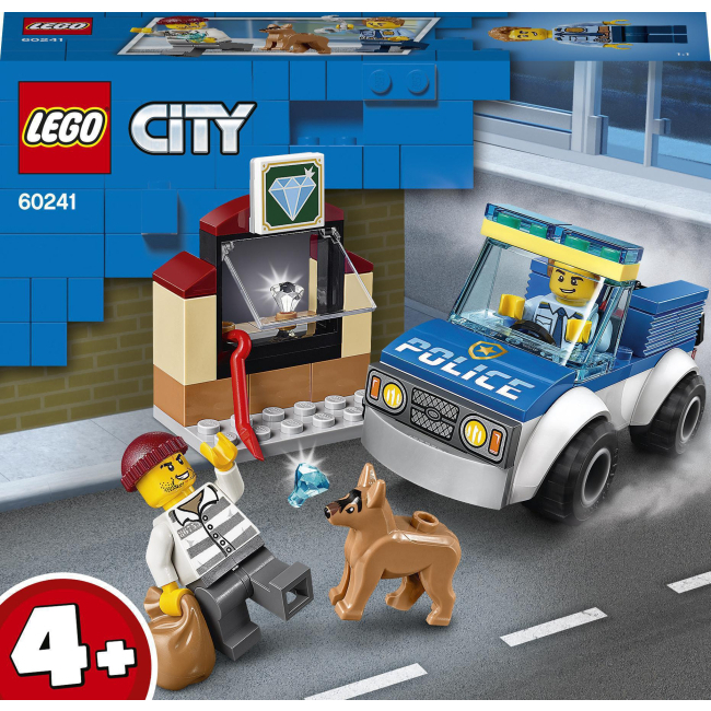 Конструкторы LEGO - Конструктор LEGO City Полицейский отряд с собакой (60241)