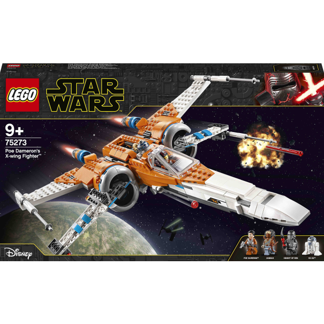 Конструктори LEGO - Конструктор LEGO Star Wars Винищувач X-Wing По Демерона (75273)
