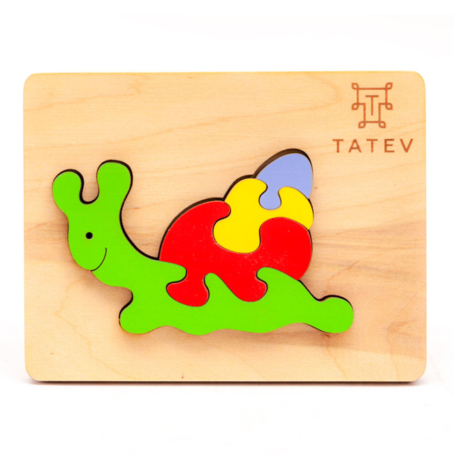 Развивающие игрушки - Пазл-вкладыш Tatev Улитка (0101) (4820230000000)