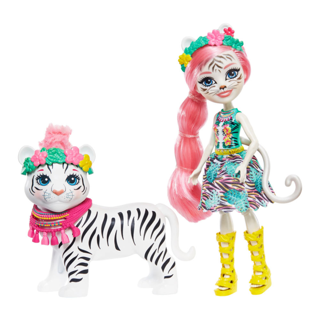 Куклы - Кукольный набор Enchantimals Большие друзья Тедли Тигра и Китти (FKY72/GFN57)