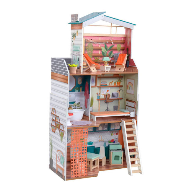 Мебель и домики - Кукольный домик KidKraft Марлоу с эффектами (65985)