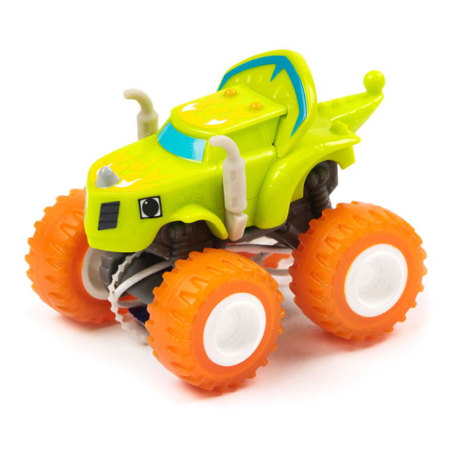 Машинки для малышей - Машинка Blaze & The monster machines салатово-оранжевая 8 см (DKV81/GGW81) (DKV81/GGW83)
