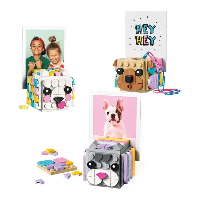 Конструкторы LEGO - Конструктор LEGO Dots Зверюшки подставка для фото (41904)