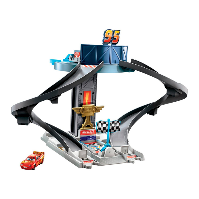 Автотреки, паркинги и гаражи - Игровой набор CARS Башня для гонок (GJW42)