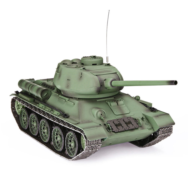 Радиоуправляемые модели - Игрушечный танк Heng Long Улучшенный Т-34 радиоуправляемый (HL3909-1UPG)