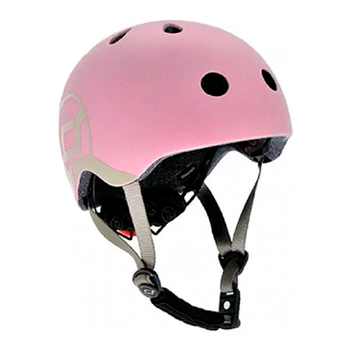Защитное снаряжение - Шлем защитный Scoot and Ride пастельно-розовый (SR-181206-ROSE)