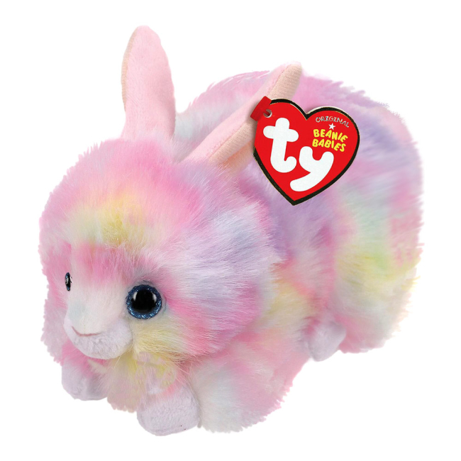 Мягкие животные - Мягкая игрушка TY Beanie babies Разноцветный крольчонок Шербет 15 см (42188)