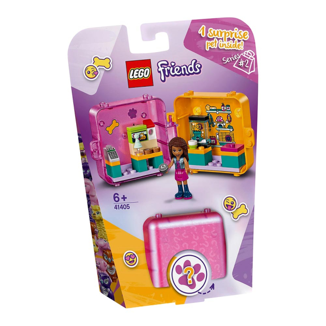 Конструкторы LEGO - Конструктор-сюрприз LEGO Friends Игровой куб Андреа на шопинге (41405)