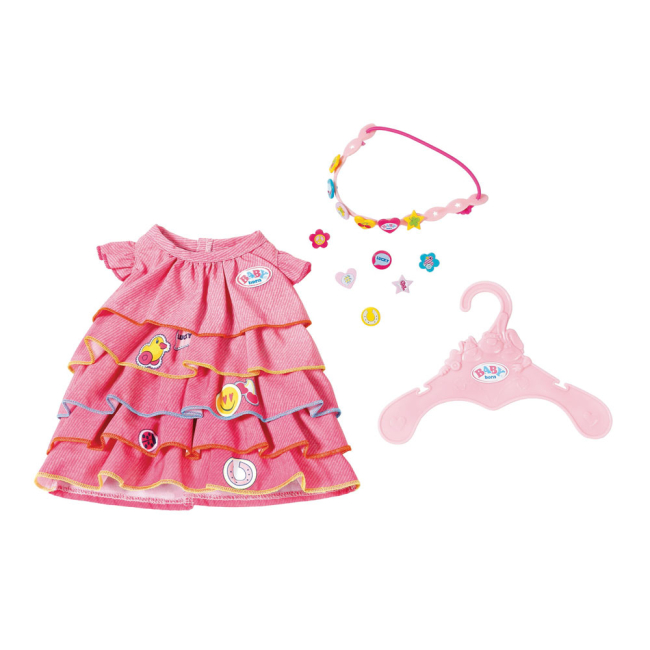 Одяг та аксесуари - Набір одягу для ляльки Baby Born Літня сукня (824481)