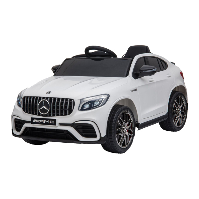 Электромобили - Электромобиль Kidsauto Mercedes-Benz GLC 63S AMG 4Х4 белый (QLS-5688)