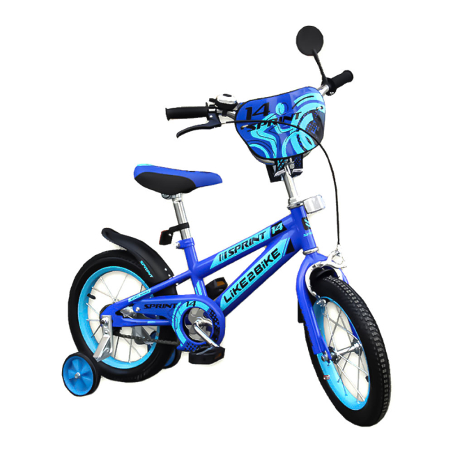 Велосипеди - Велосипед Like2bike Спрінт колеса 14 дюймів синій (191423)