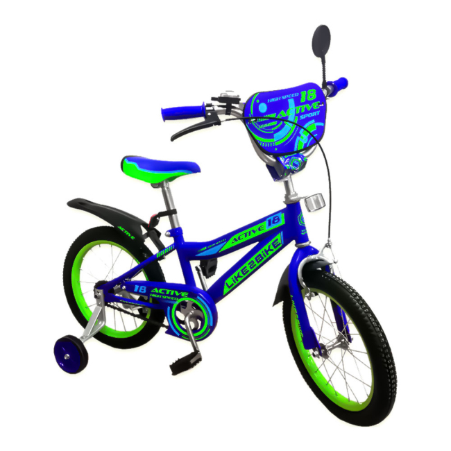Велосипеды - Велосипед Like2bike Актив колеса 18 дюймов синий (191825)