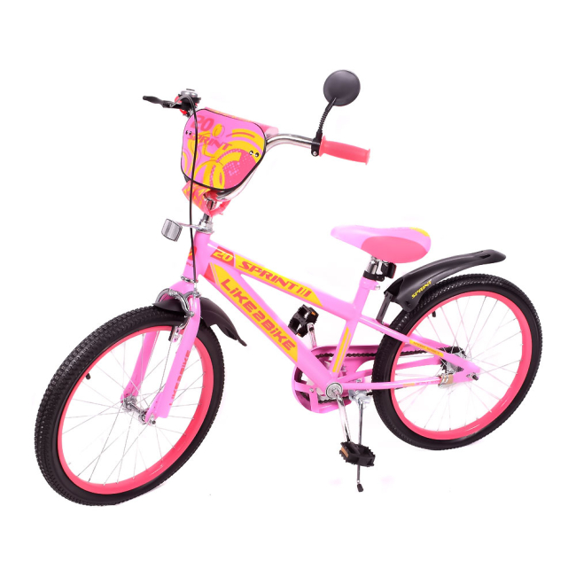 Велосипеды - Велосипед Like2bike Спринт колеса 20 дюймов розовый (192031)