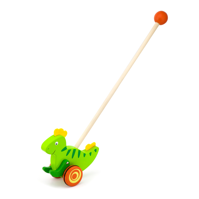 Розвивальні іграшки - Іграшка-каталка Viga Toys Динозавр (50963)