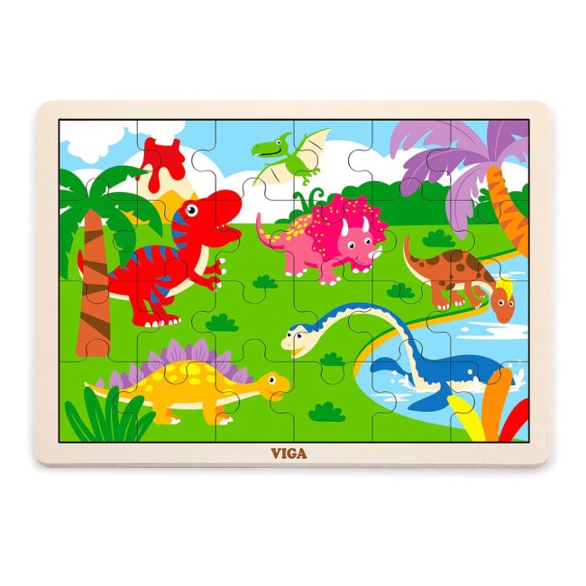Пазли - Пазл Viga Toys Динозавр (51460)