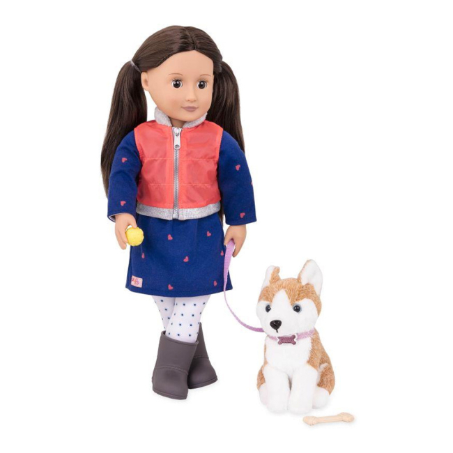 Куклы - Кукла Our Generation Лесли с собакой (BD31201Z)