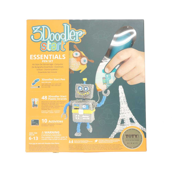 Уцененные игрушки - Уценка! Уценка! 3D-ручка 3Doodler Start Креатив голубая (3DS-ESST-MULTI-R-17)