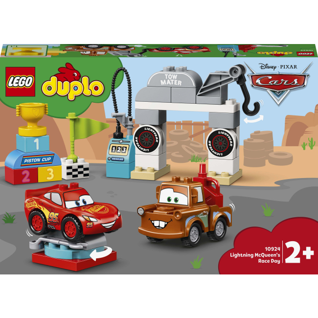 Конструкторы LEGO - Конструктор LEGO DUPLO Disney Cars Гонки Молнии МакКуина (10924)