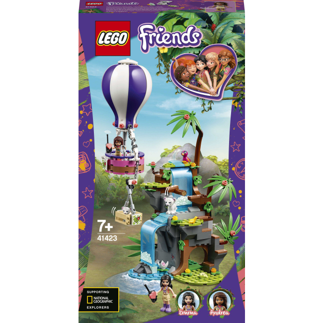 Конструктори LEGO - Конструктор LEGO Friends Порятунок тигра з джунглів на повітряній кулі (41423)