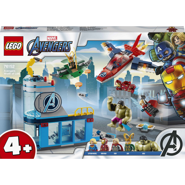 Конструктори LEGO - Конструктор LEGO Super Heroes Marvel Avengers Месники: лють Локі (76152)