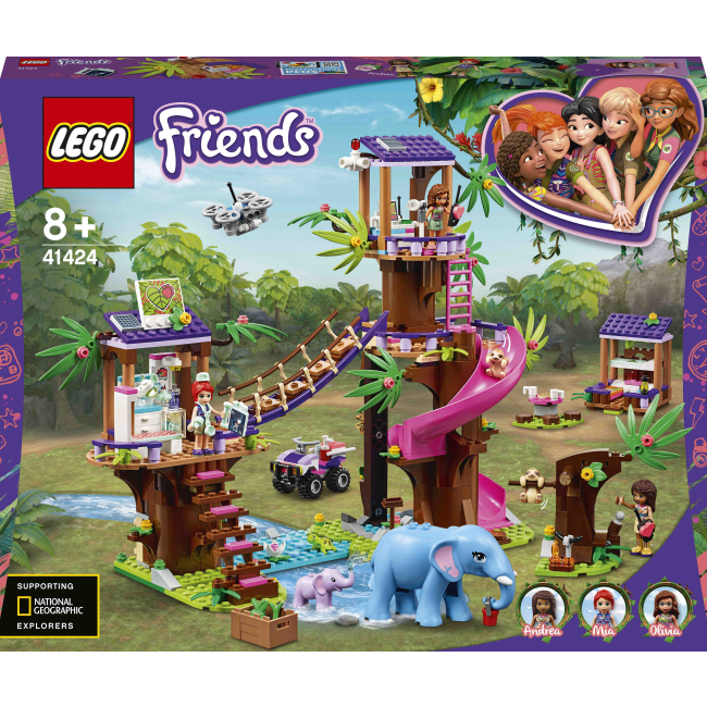 Конструктори LEGO - Конструктор LEGO Friends Рятувальна база в джунглях (41424)